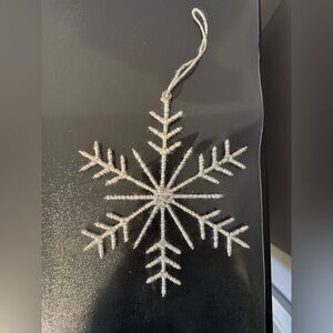 Anthropologie Snowflake Christmas Ornament